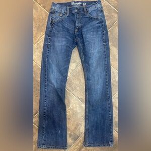 Men's Blue Bootcut Jeans